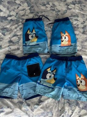 Boys Bluey Swim Trunks